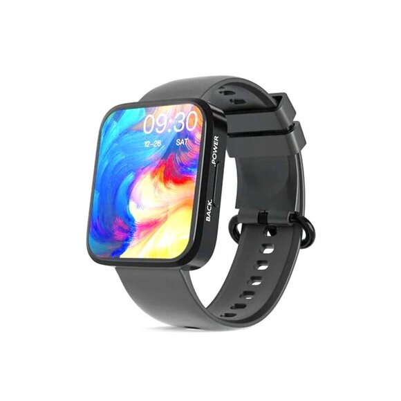 MISIRUN BLACK FASHION SMART WATCH W/ 1.71" COLOR TOUCH SCREEN - Picture 1 of 6